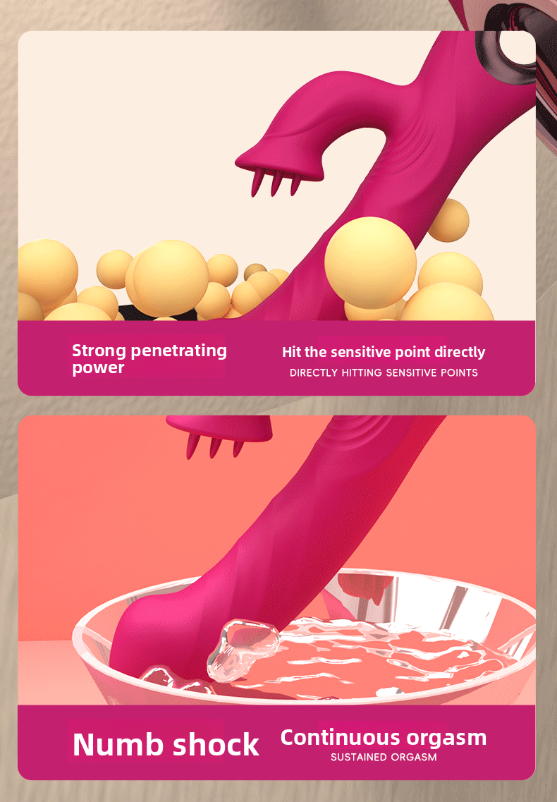 Masturbation Artifact Dual-Vibration Female Vibrator Fully Automatic Clitoris Stimulation Orgasm Sex Toy Adult Product_voghion.com