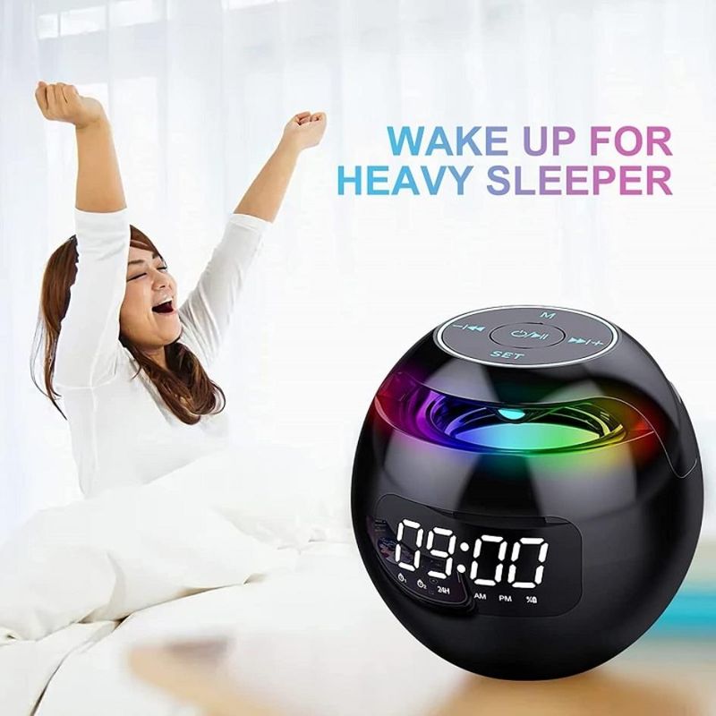 2023 neue Bluetooth Lautsprecher FM Radio Sound Box Dual Wecker Subwoofer Musik-Player TF Karte Lautsprecher Wireless Mini_voghion.com