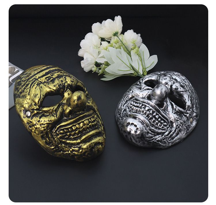 Hot-selling Halloween Horror Funny Thickened Clown Mask Supplies Dress-up Film And Television Performance Props_voghion.com