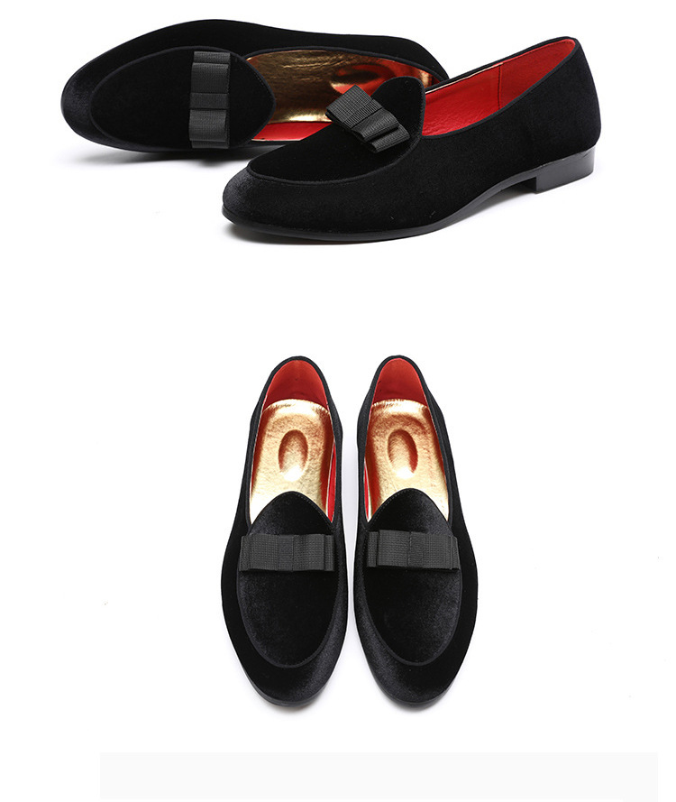 Soybean shoes personalized suede bow tide shoes_voghion.com