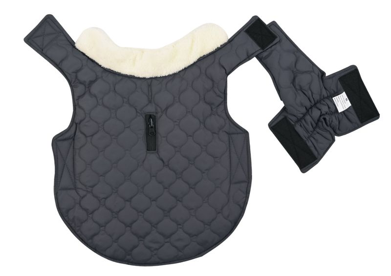 Pocket new pet clothes autumn and winter dog clothes vest cotton coat double sided wearable dog clothes coat clothing_voghion.com