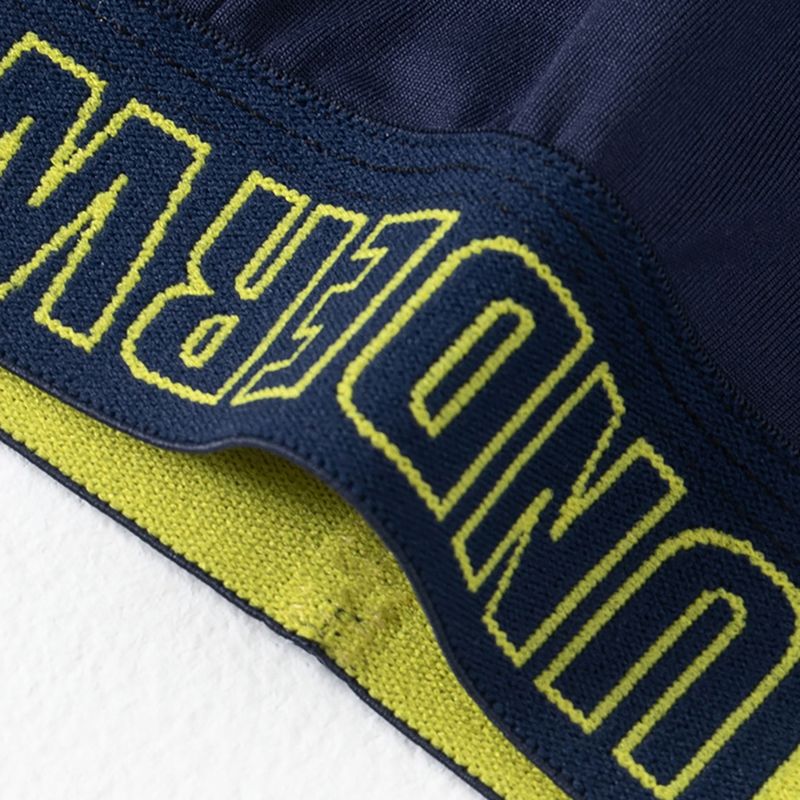 Ropa interior deportiva informal con código especial para hombre, con combinación multicolor y letras, estilo bóxer, para exteriores_voghion.com