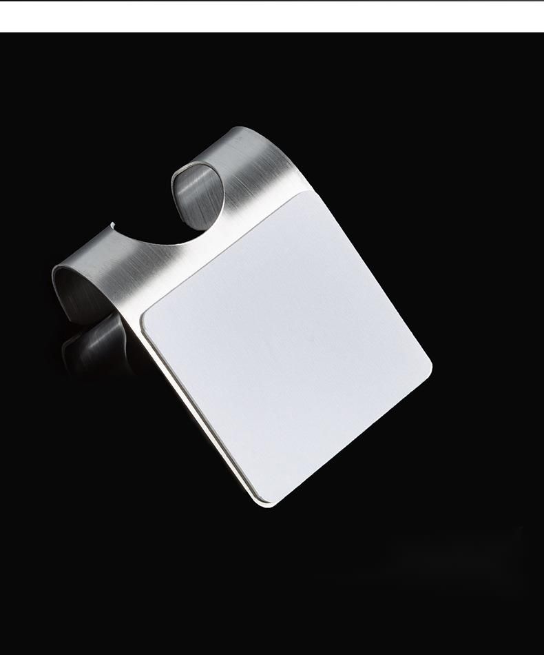 Stainless Steel Shaver Holder Manual Razor Organizer Bathroom No-Drill Storage Rack Plug Hook_voghion.com