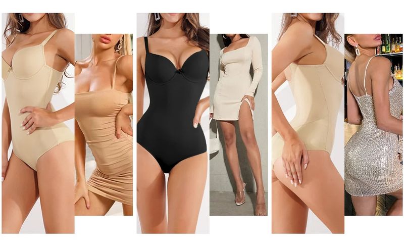 Toning Einteiler Top High-End Slim-Fit Enge Taille Taillenlift Hüfthalter Toning Einteiler Top Druck_voghion.com