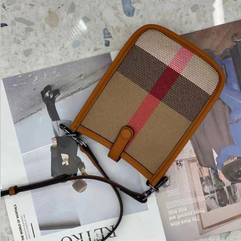 Borsa a tracolla in vera pelle di mucca di Internet Celebrity 2025, nuova custodia per telefono piccola con motivo color-blocking di alta qualità_voghion.com
