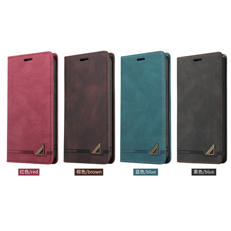 Custodia in pelle di vibrazione per iPhone 14 11 13 12 Pro Max 14 Plus 13 12 Mini XS Max XR X 8 7 Plus Custodia a portafoglio con blocco RFID_voghion.com