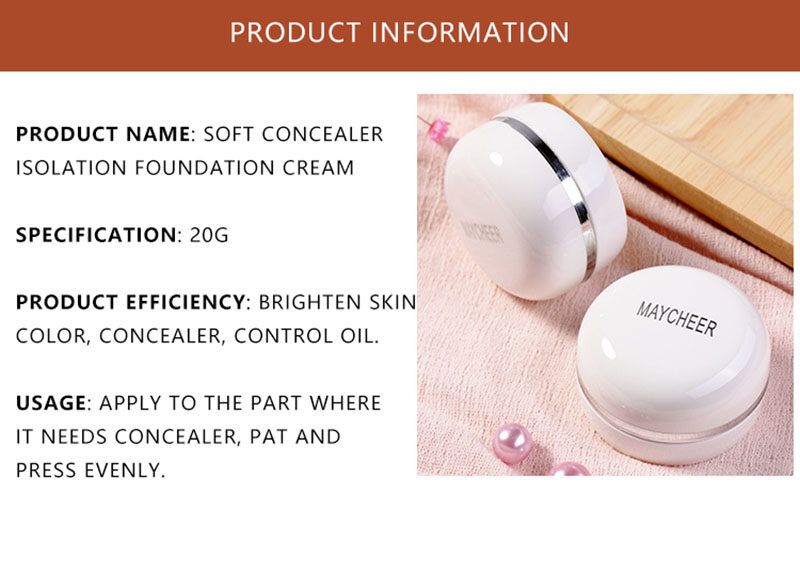Concealer Foundation Cream Wasserdicht Langanhaltend Tiefer Teint Dunkle Augenringe Akneflecken Abdeckung Flecken Befeuchten Gesicht_voghion.com
