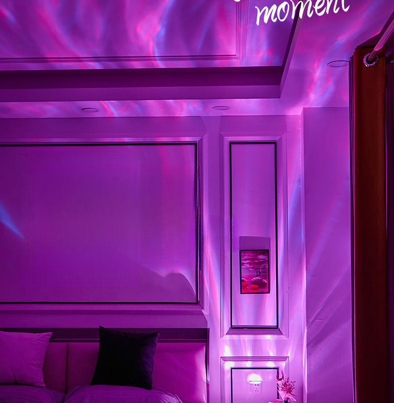 Trendy Starry Sky Northern Lights Creative Mood Bedroom - Remote Control LED Atmosphere Light_voghion.com
