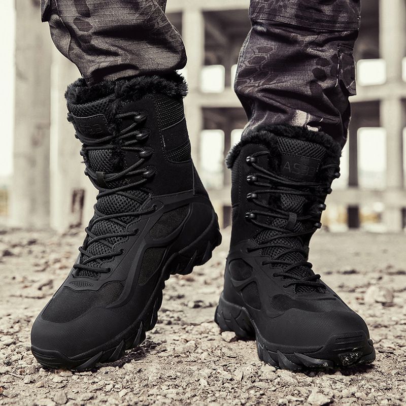 2025 Winter Neue hochgeschlossene isolierte Wanderstiefel für Herren_voghion.com