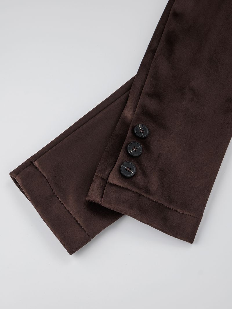 Cappotto lungo da donna autunno inverno elegante marrone con cintura in vita_voghion.com