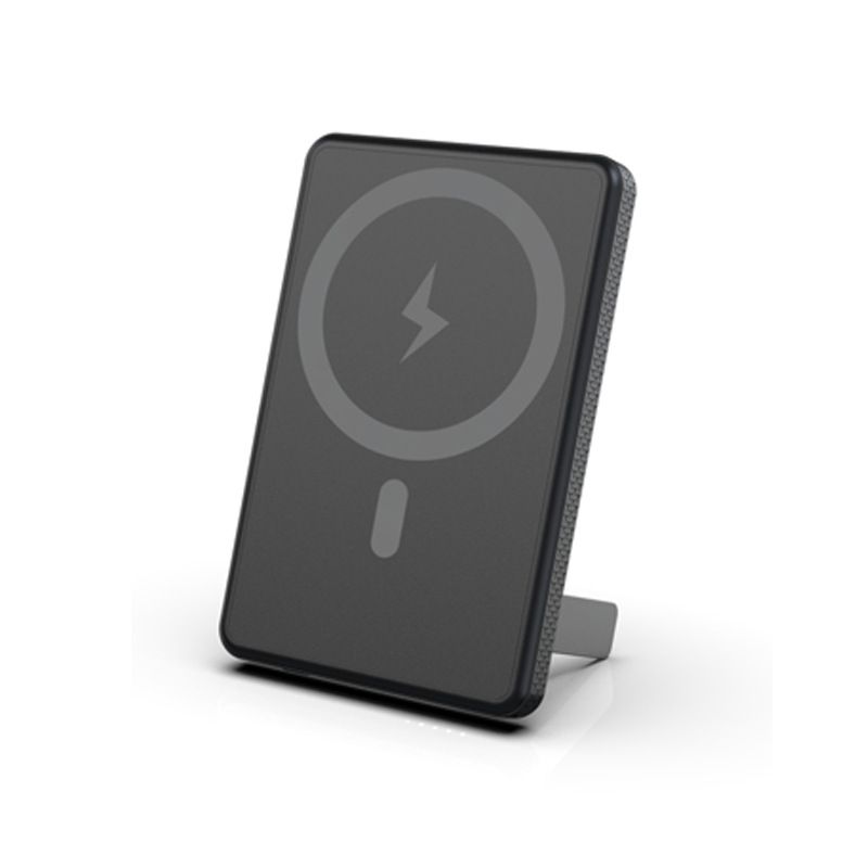 Batterie externe portable à charge magnétique rapide sans fil avec support, 10 000 mAh_voghion.com