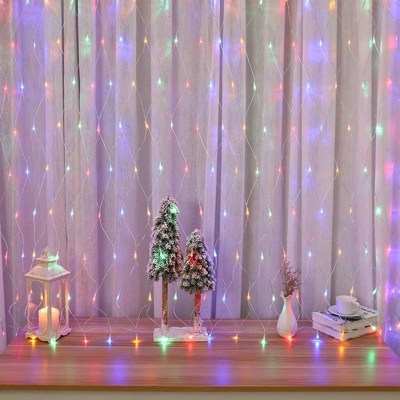 Wasserdichte LED-Lichternetze für den Außenbereich, Niederspannungs-Lichterketten aus Netzgewebe für Weihnachtsbaum, Garten, Party, Hochzeitsdekoration_voghion.com