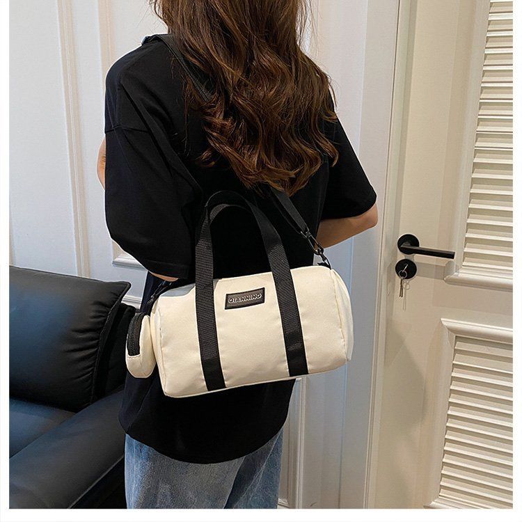 2024 New Versatile Nylon Boston Women's Fashion Commuter Handheld Pillow Casual One Shoulder Crossbody Bag_voghion.com