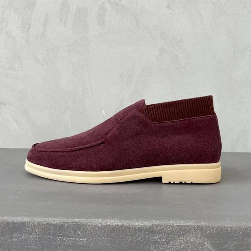 Erkekler İçin Yeni Stil Yeni Slip-On Loafer'lar, Düz, Şık, Günlük, Çok Yönlü, Hafif ve Rahat Ayakkabılar_voghion.com