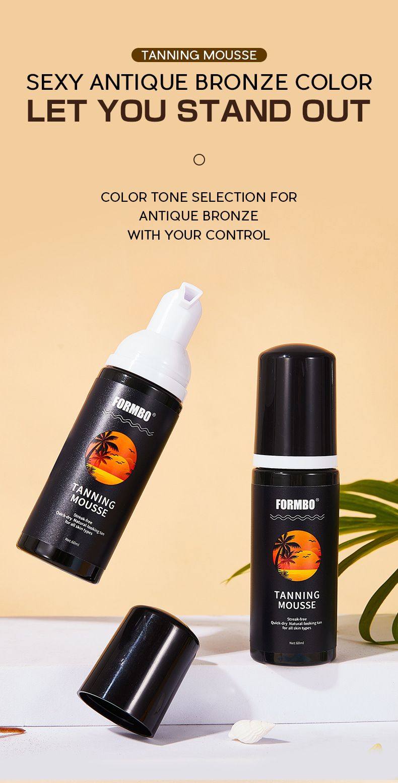 FORMBO Tanning Mousse Strand Udendørs Solfri Selvbruner Hud Bronze Hvedefarve_voghion.com