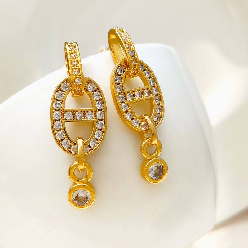Premia i clienti nuovi e vecchi con la collezione di gioielli di nicchia, collane di alta gamma, orecchini eleganti e alla moda per le donne._voghion.com