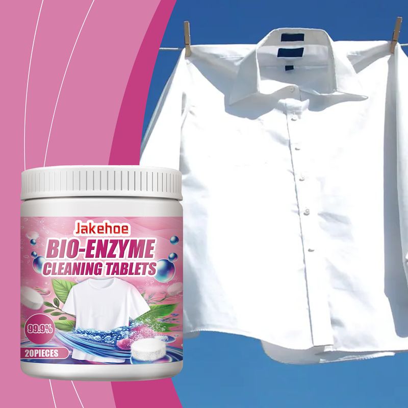 Jakehoe Fabric Decontamination Effervescent Tablet Biological Enzyme Explosion Salt Fabric Decontamination Effervescent Tablet_voghion.com