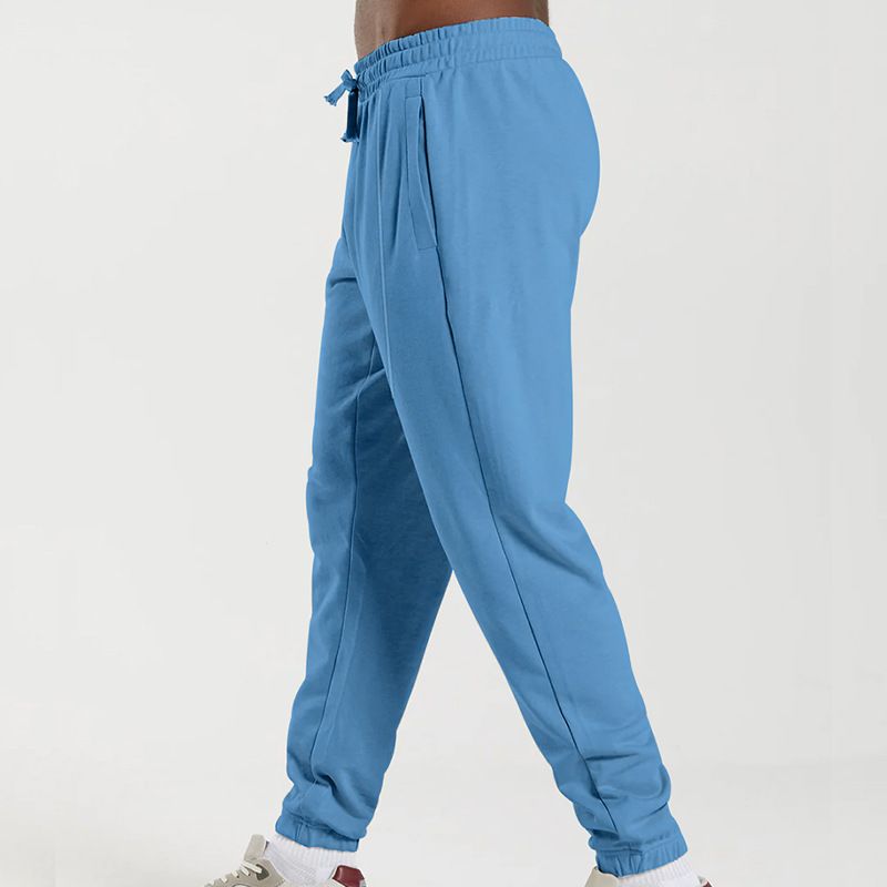2024 Frühjahr/Sommer Freizeit Sport Guard für lose Krawatte Füße gestrickte Casual Herrenhose_voghion.com
