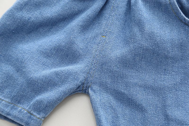 Ensemble deux pièces tendance pour enfants, vêtements pour bébés, Short à manches courtes, nouvelle collection été 2024_voghion.com