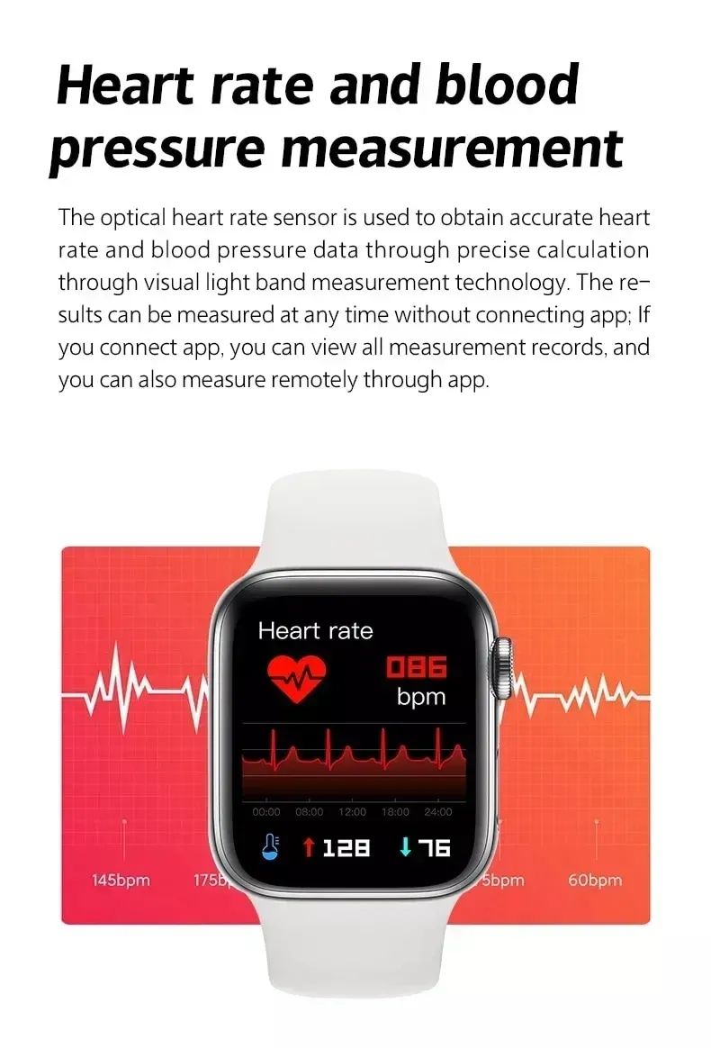 2024 Nuovo Smart Watch T900 Pro Series8 Chiamata Bluetooth da 1.8 pollici Frequenza cardiaca Donna Uomo Serie 8 Smartwatch PK X8 Max_voghion.com
