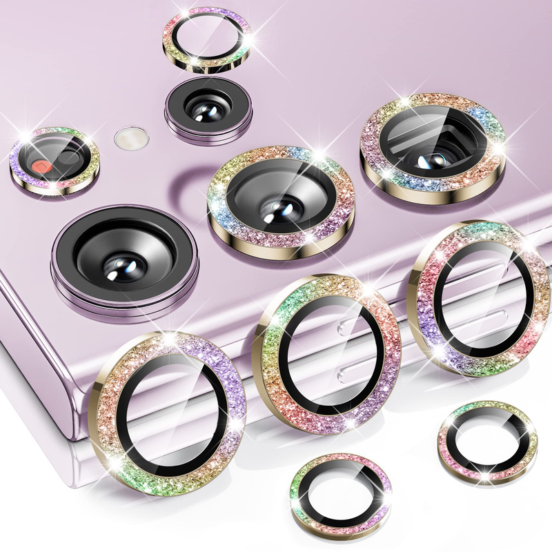 1 Stück Kameraobjektivschutzglas für Samsung Galaxy S23 Ultra Plus S23 Full Cover Lens Metallschutzring für Kamerafilm_voghion.com