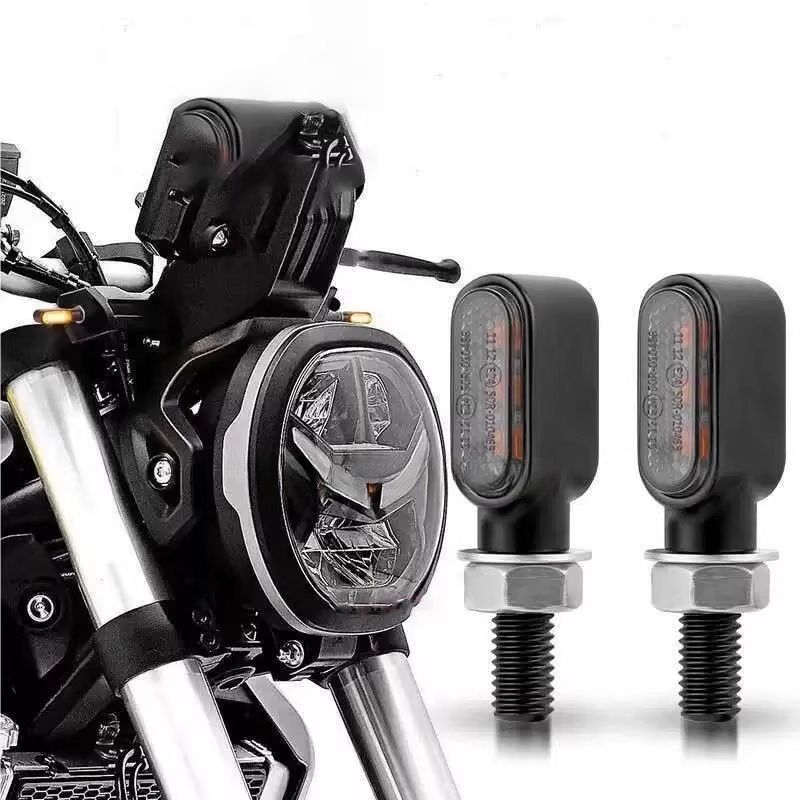 Mini LED Motorcycle Turn Signal Indicator DRL Daytime Running Light For For Harley 883 1200 48 750,Universal For 12V Singal Lamp_voghion.com