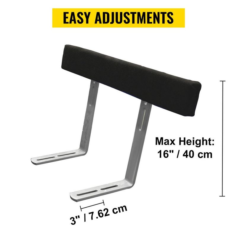 VEVOR Boat Trailer Guide-ons, 48", 2PCS Rustproof Steel Trailer Guide Ons, Trailer Guides With Carpet-Padded Boards, Mounting Parts Included, For Ski Boat, Fishing Boat Or Sailboat Trailer_voghion.com