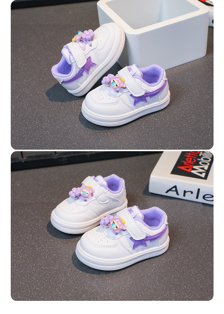 2023 Spring Autumn Season New Baby Walking for Girls, Casual Versatile Little White Shoes, Small and Medium sized_voghion.com