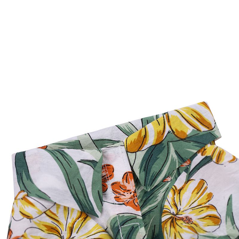 Haustierkleidung für große Hunde Hawaiian Beach Casual Shirt Mensch-Hund Eltern-Kind-Outfit Sommer Thin Style Factory_voghion.com