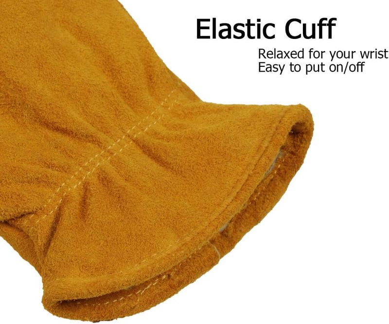 Work Gloves Winter Insulated Snow Cold Proof Leather Glove Thick Thermal Imitation Lambswool Extra Grip Flexible Warm For Working In Cold Weather_voghion.com