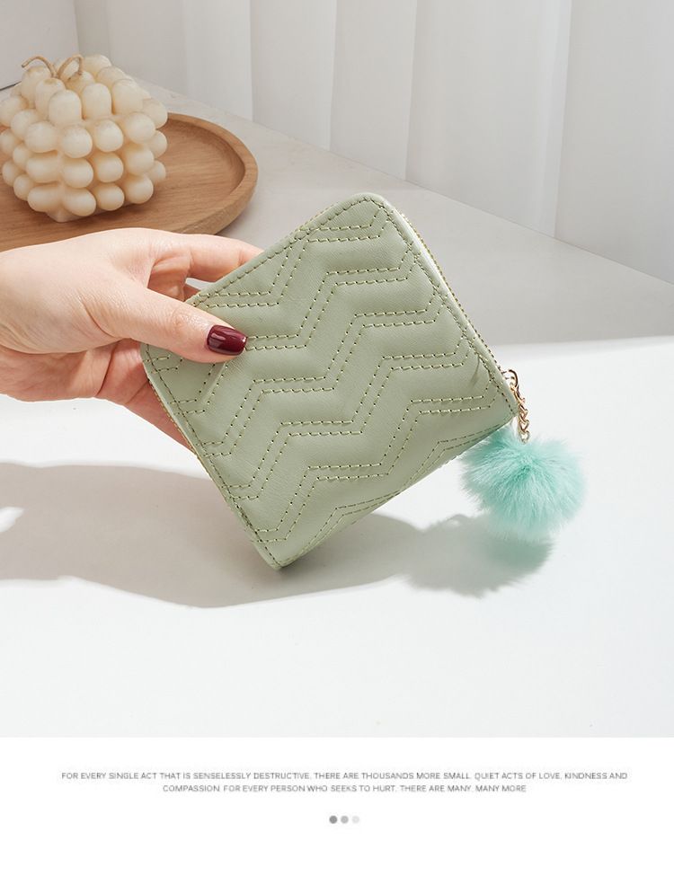 Purse Wallet Clutch Bag Purse Women's Double Zipper Short Card Bag Document Bag Hold Bag Stylish Simple Double Wallet Wallet_voghion.com