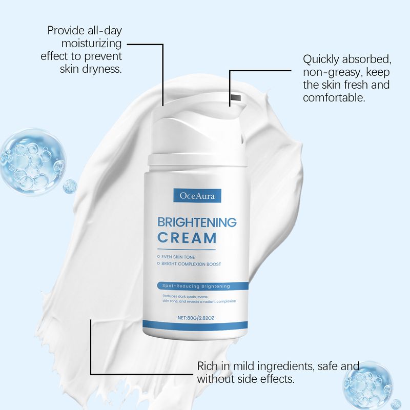 OCEAURA Gentle Nourishing Body Underarm Skin Moisturizing Soft Refreshing Non-Sticky Cream_voghion.com
