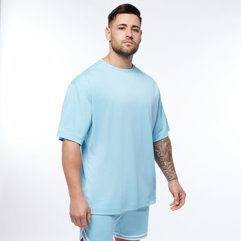 Muscle Spring/Summer New Brother Palestra Allenamento Pallacanestro Corsa Sport Maglia Maglietta a maniche corte da uomo allentata ad asciugatura rapida_voghion.com