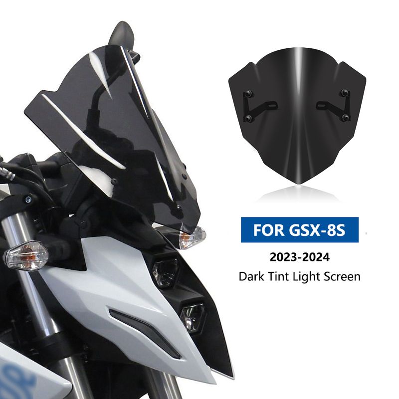 GSX-8S GSX Mootorratta GSX8S tarvikud Esiklaas Esitulede ekraanid Deflektori Kõrgendus gsx-8s Esiklaas_voghion.com