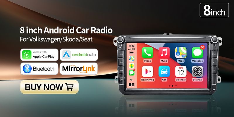 GRANDnavi Android13 Car Radio GPS For VW Skoda Octavia Golf 5 6 Touran Passat B6 Polo Jetta 2Din Multimedia Player_voghion.com