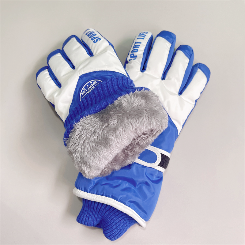 Couple style ski gloves women in winter, warm cold resistant with thick velvet anti freezing touch screen, electric_voghion.com