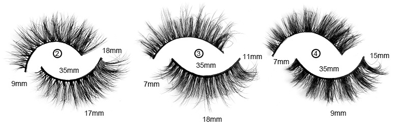 Lash extension set 20 pairs of Mixed High mink Hair False Eyelashes Fried Fur Thick natural eyelashes_voghion.com