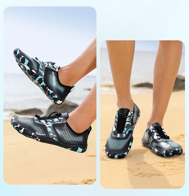 Scarpe unisex per sport acquatici, nuoto, immersioni, spiaggia e attività all'aperto - Design leggero, ad asciugatura rapida e a piedi nudi con suola in gomma antiscivolo_voghion.com