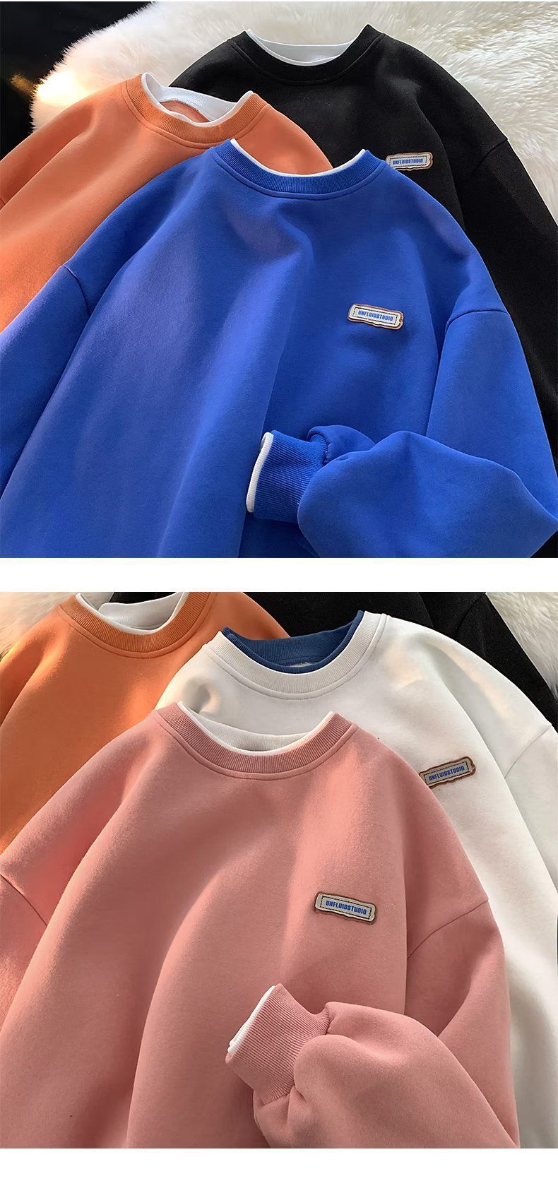 Estilo de roupa masculina cor sólida moda confortável solto nicho simples preguiçoso all-match masculino gola redonda manga curta verão camiseta top_voghion.com