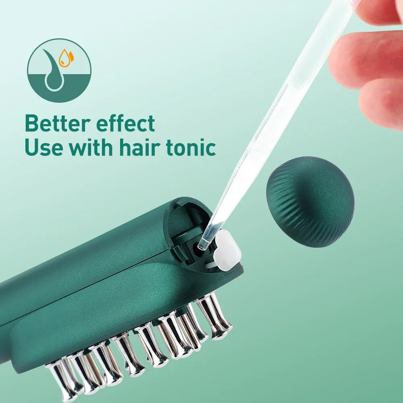 2023 New RF hair grooming comb Intelligent micro-current infrared vibration massage comb hair grooming comb_voghion.com