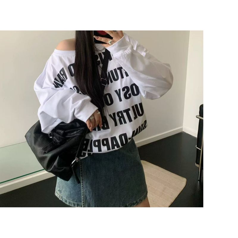Multifunctional Belt Buckle Decoration Soft Leather Women's Shoulder Bag 2025 Spring Summer New_voghion.com