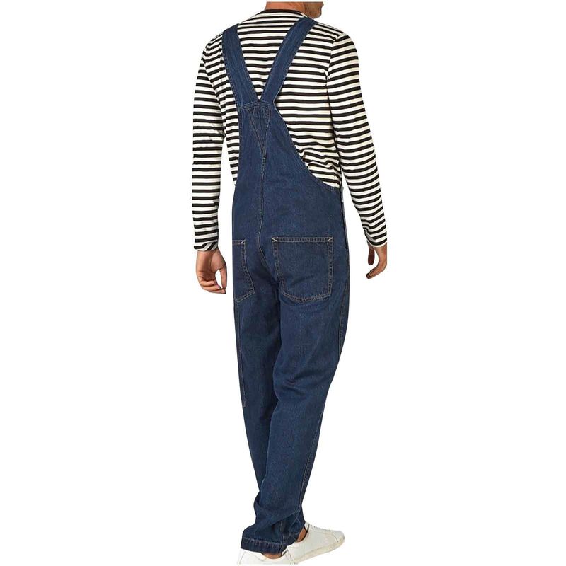 Men's Wear Denim Straps, Suspenders, Jeans, New Jumpsuit Pants, Men's Style_voghion.com