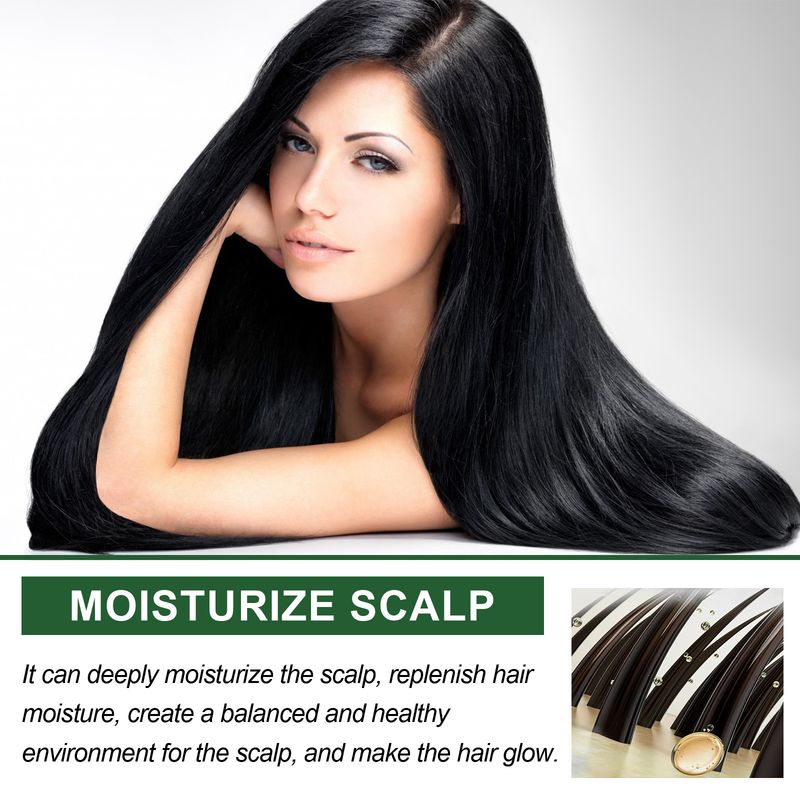 South Moon Ginger repariert trockenes, wütendes Haar, spendet tiefenwirksam Feuchtigkeit und macht das Haar weich._voghion.com