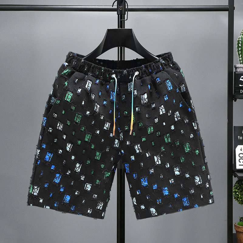 Nouveaux shorts de sport décontractés et tendance pour hommes en été, pour augmenter la graisse, vêtements d'extérieur amples, capris tendance pour jeunes couples_voghion.com