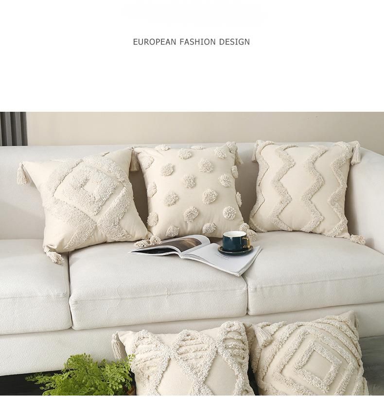 Federa per cuscino trapuntata bohémien di alta qualità, per divano, camera da letto, auto, arredamento marocchino_voghion.com