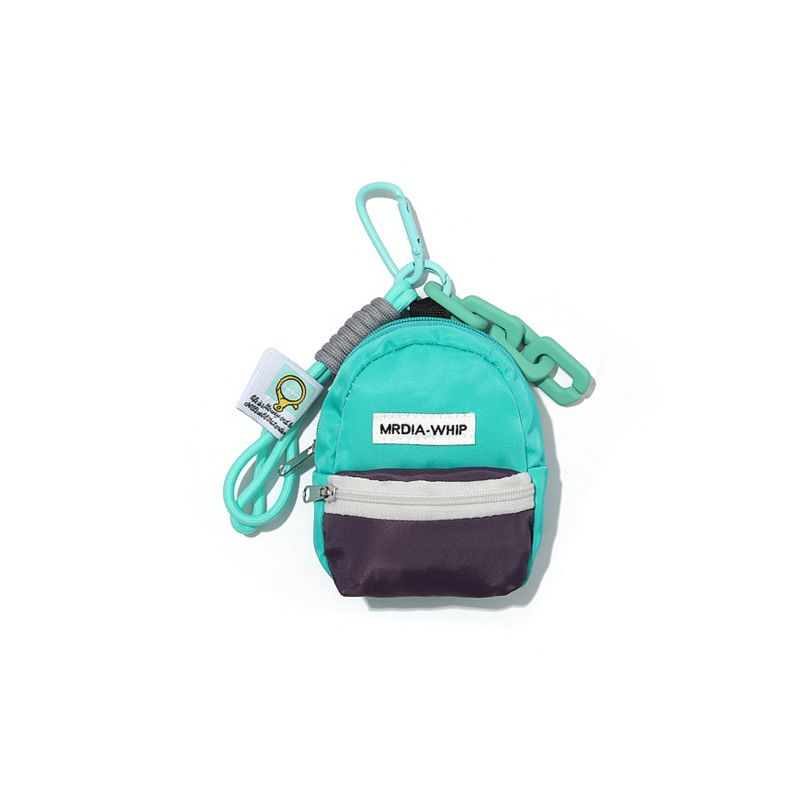 Mochila Dopamina Macaron Fofa Bolsa de Moedas Fone de Ouvido Batom Identificação com Fivela Pendurada Pingente_voghion.com