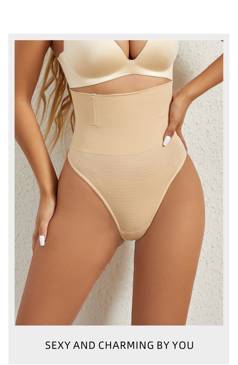 Body Shaping Women's High Waist Abdominal Pants Body-fit Belly-fitting G-string Exposed Ass PP Hip-lifting Pants Hip Pants_voghion.com