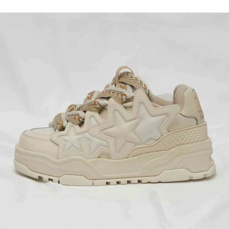 Kaalixto Butter Bread Star Low Top, erhöhte Liebhaber, das gleiche neue Produkt, China-Chic atmungsaktive, vielseitige Boardschuhe,_voghion.com