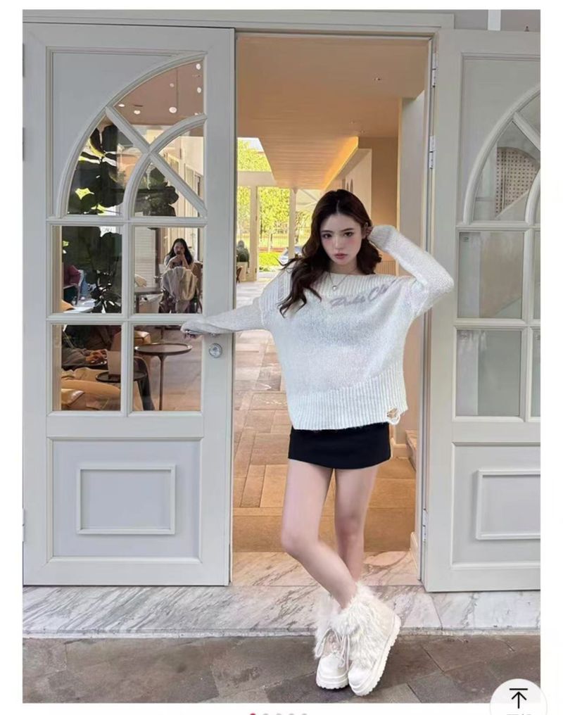 Warme, flauschige, rutschfeste Schneestiefel für Damen – Winter 2024 – Dickes Plüschfutter, dicke Sohle, Baumwollschuhe, Zehensteg, kurze Stiefel_voghion.com