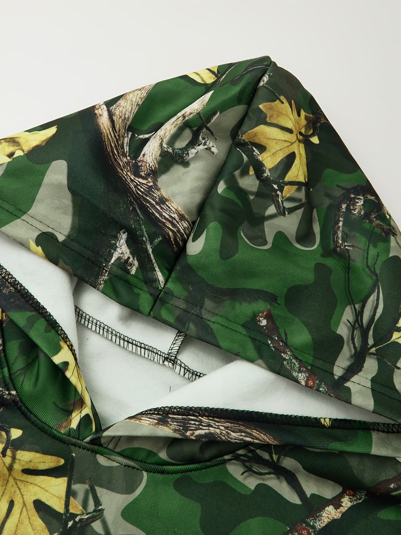 Men's Clothing Fashion Hooded Sweatshirt Suit Camouflage Full Body Printing_voghion.com